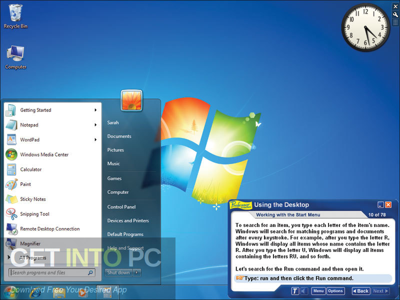 Professor Teaches Windows 10 Latest Version Download-GetintoPC.com