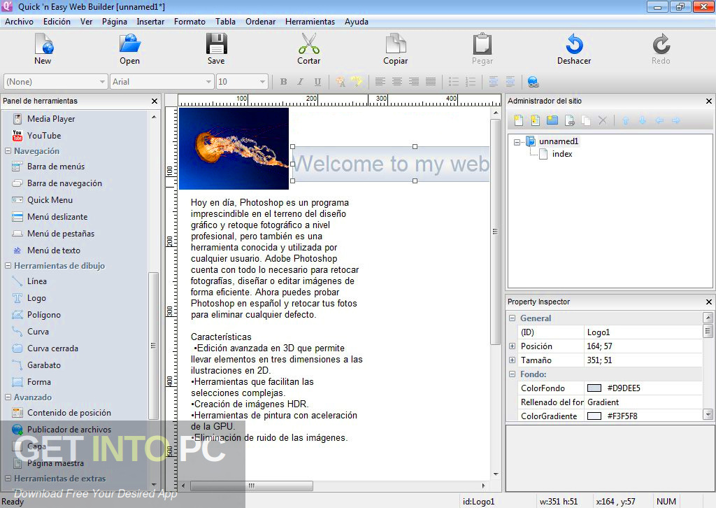 Quick n Easy Web Builder Offline Installer Download GetintoPC.com