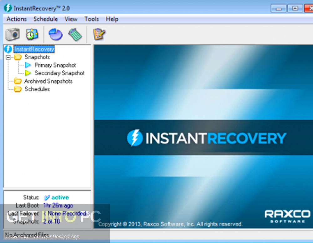 Raxco InstantRecovery Server Direct Link Download GetintoPC.com