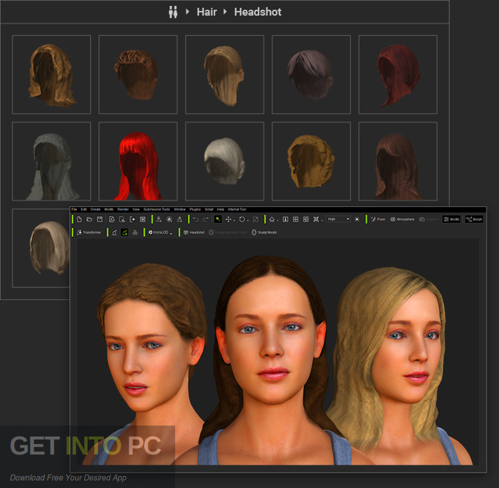 Reallusion Headshot Plug-in for iClone Offline Installer Download-GetintoPC.com