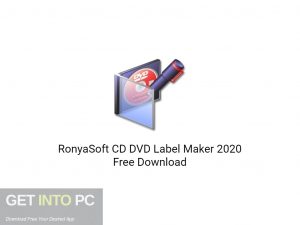 RonyaSoft CD DVD Label Maker 2020 Free Download-GetintoPC.com