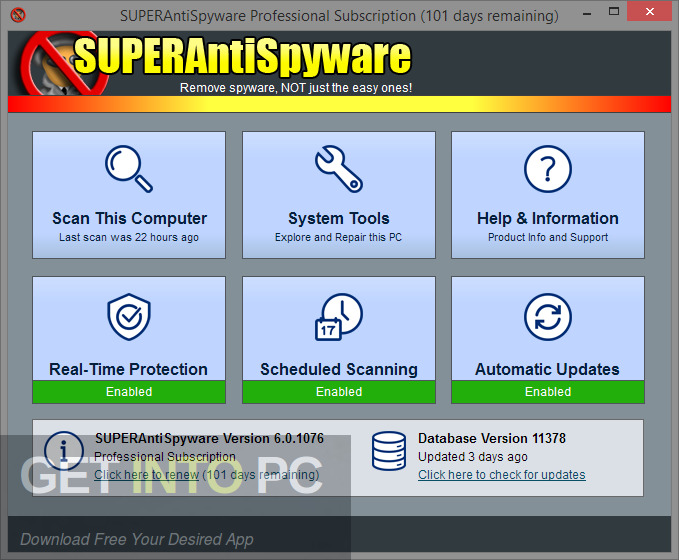 SUPERAntiSpyware Professional GetintoPC.com