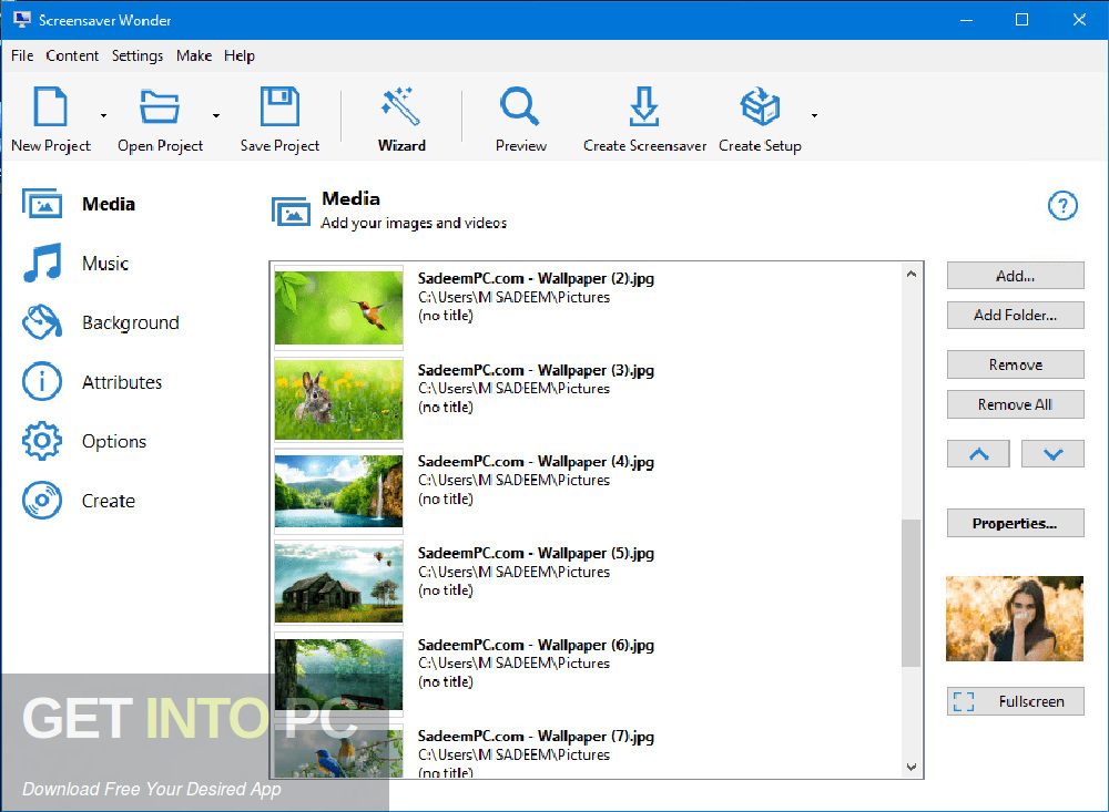 Screensaver Wonder Latest Version Download-GetintoPC.com