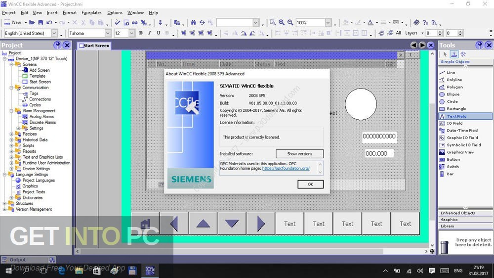 Siemens SIMATIC WinCC Flexible 2008 SP5 Direct Link Download-GetintoPC.com