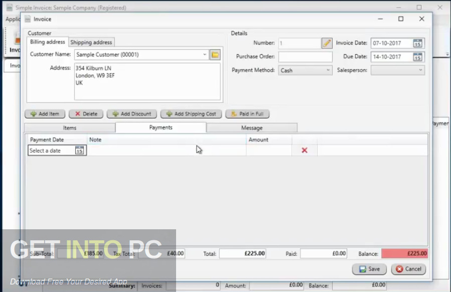 Simple Invoice Pro 2019 Offline Installer Download-GetintoPC.com