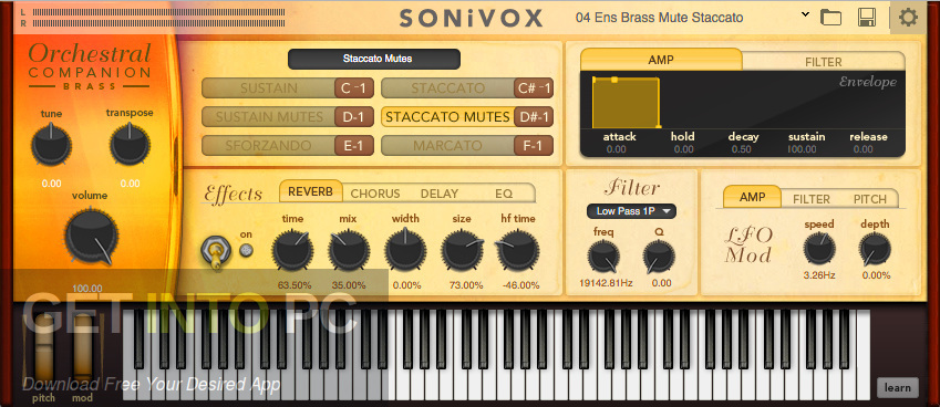 Sonivox - Orchestral Companion Brass VST Latest Version Download-GetintoPC.com