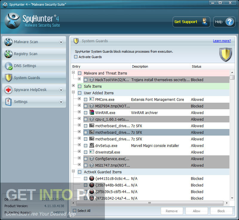 SpyHunter Malware Remediation 4.28 GetintoPC.com