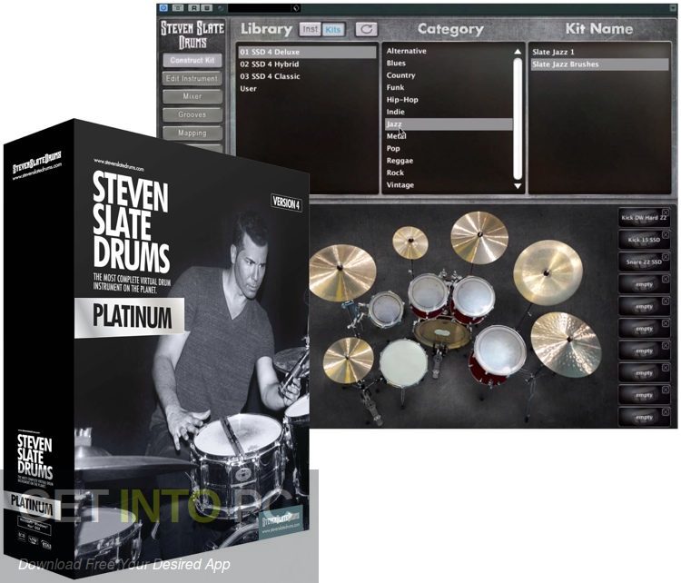 Steven Slate Drums SSD4 Sampler + Library Platinum VST Free Download-GetintoPC.com