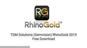 TDM Solutions Gemvision RhinoGold 2019 Offline Installer Download GetintoPC.com 300x225