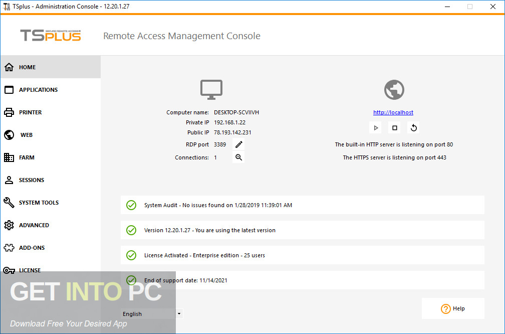 TSplus Enterprise Edition Latest Version Download-GetintoPC.com