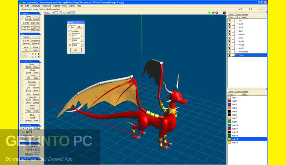 Tetraface Inc Metasequoia Offline Installer Download GetintoPC.com