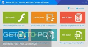 ThunderSoft GIF Converter 2019 Direct Link Download-GetintoPC.com