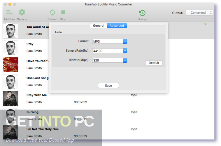 TuneFab Spotify Music Converter Offline Installer Download-GetintoPC.com