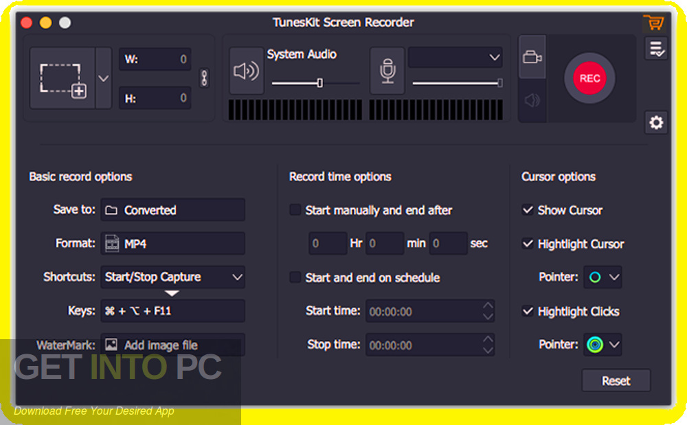 TunesKit Screen Recorder Direct Link Download-GetintoPC.com