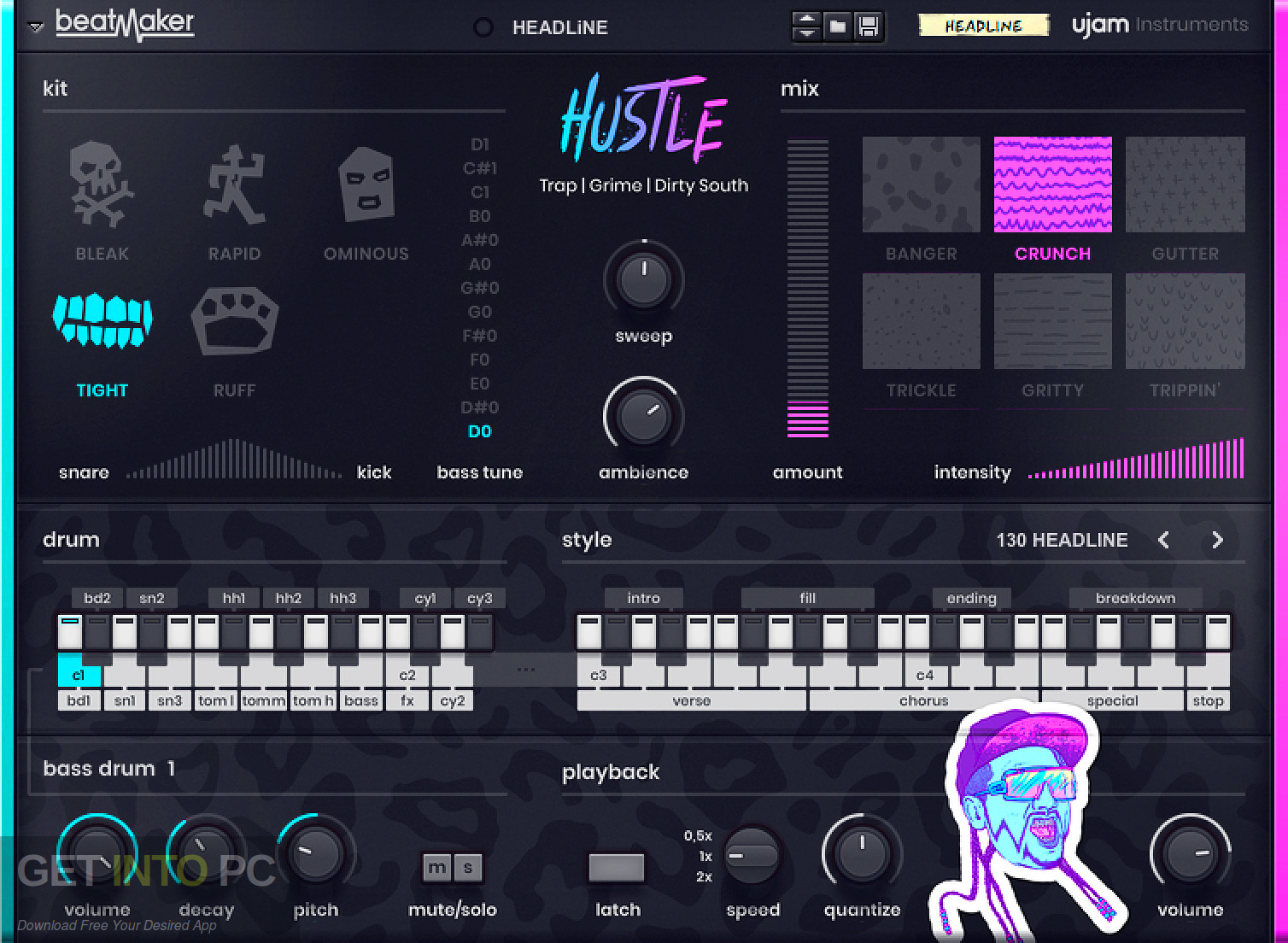 UJAM Beatmaker (DOPE, EDEN, HUSTLE) Direct Link Download-GetintoPC.com