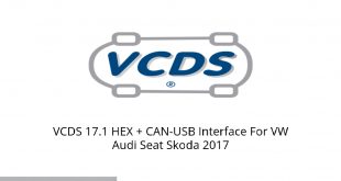VCDS 17.1 HEX CAN USB Interface For VW Audi Seat Skoda 2017 Latest Version Download-GetintoPC.com