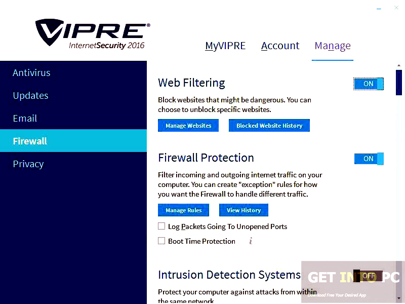 VIPRE Internet Security with Firewall 2016 Latest Version Download