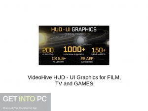 VideoHive HUD - UI Graphics For FILM, TV and GAMES Latest Version Download-GetintoPC.com
