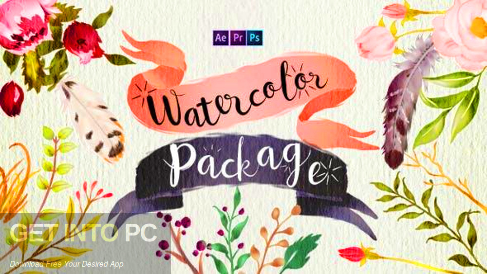 VideoHive - Handwriting Watercolor Package for After Effects Free Download-GetintoPC.com