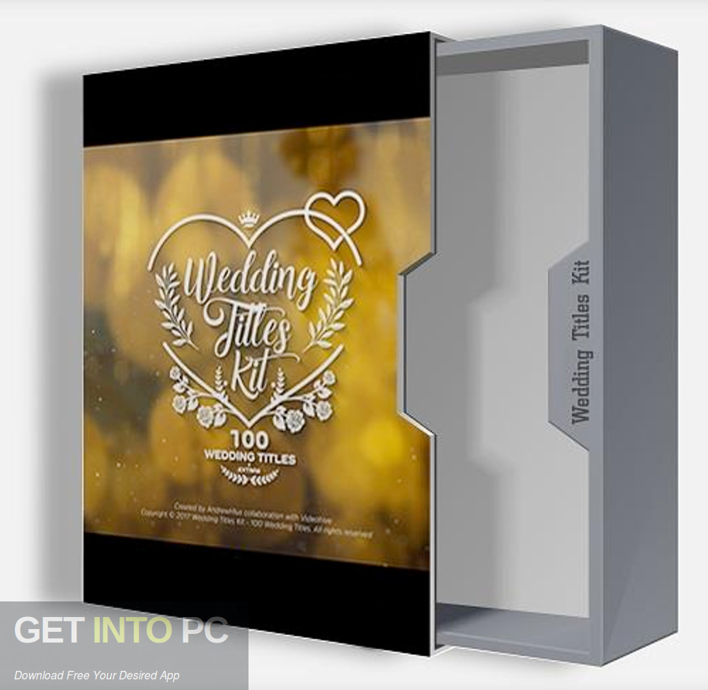 VideoHive Wedding Titles Kit 100 Titles for After Effects Free Download-GetintoPC.com