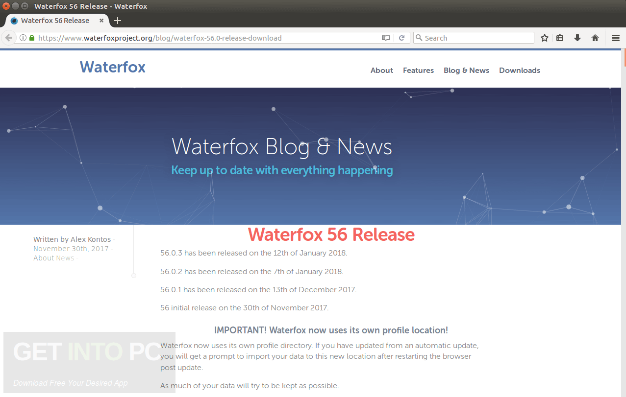 Waterfox 56 + Portable Download For Free