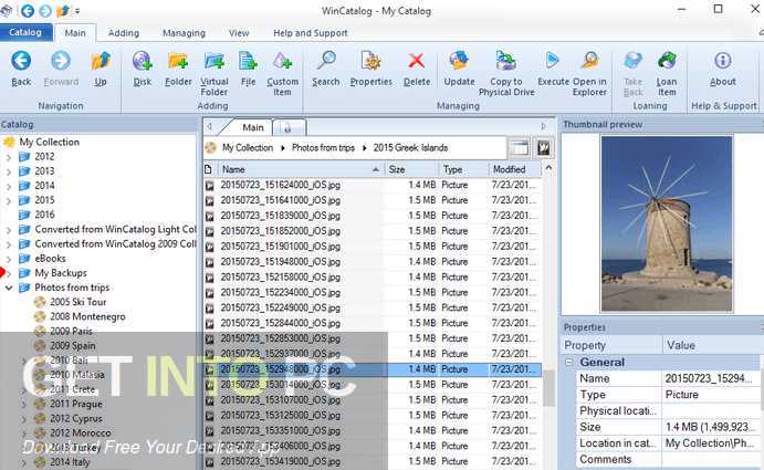 WinCatalog 2018 Free Download