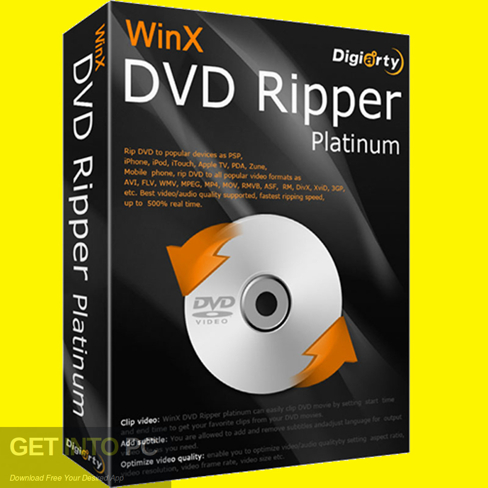 WinX DVD Ripper Platinum Free Download-GetintoPC.com