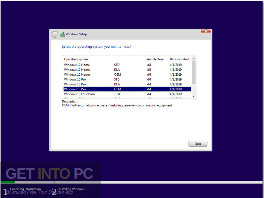 Windows 10 AIO 32 64 Bit 20in1 Updated Oct 2019 Screenshot 12 GetintoPC.com