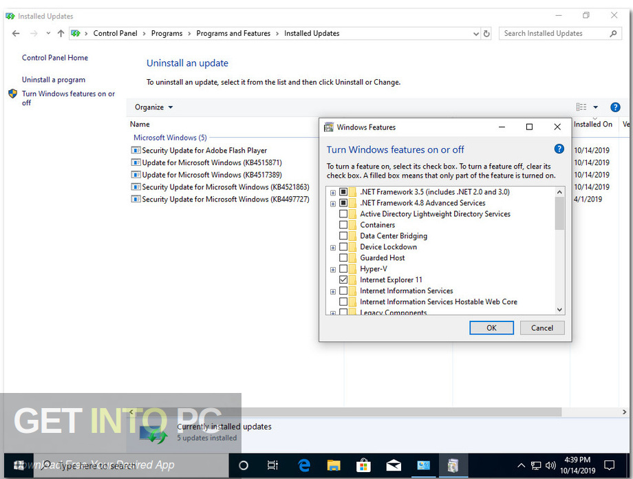 Windows 10 AIO 32 64 Bit 20in1 Updated Oct 2019 Screenshot 15 GetintoPC.com