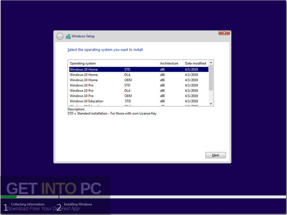 Windows 10 AIO 32 64 Bit 20in1 Updated Oct 2019 Screenshot 2 GetintoPC.com 1