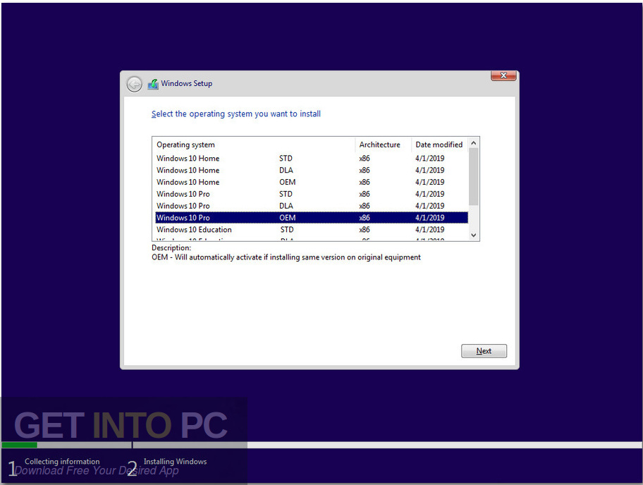 Windows 10 AIO 32 64 Bit 20in1 Updated Oct 2019 Screenshot 3 GetintoPC.com