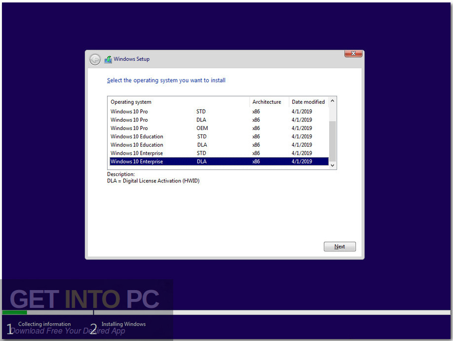 Windows 10 AIO 32 64 Bit 20in1 Updated Oct 2019 Screenshot 4 GetintoPC.com