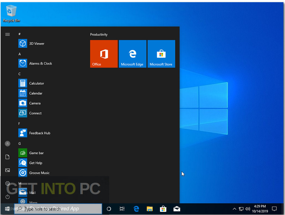 Windows 10 AIO 32 64 Bit 20in1 Updated Oct 2019 Screenshot 8 GetintoPC.com