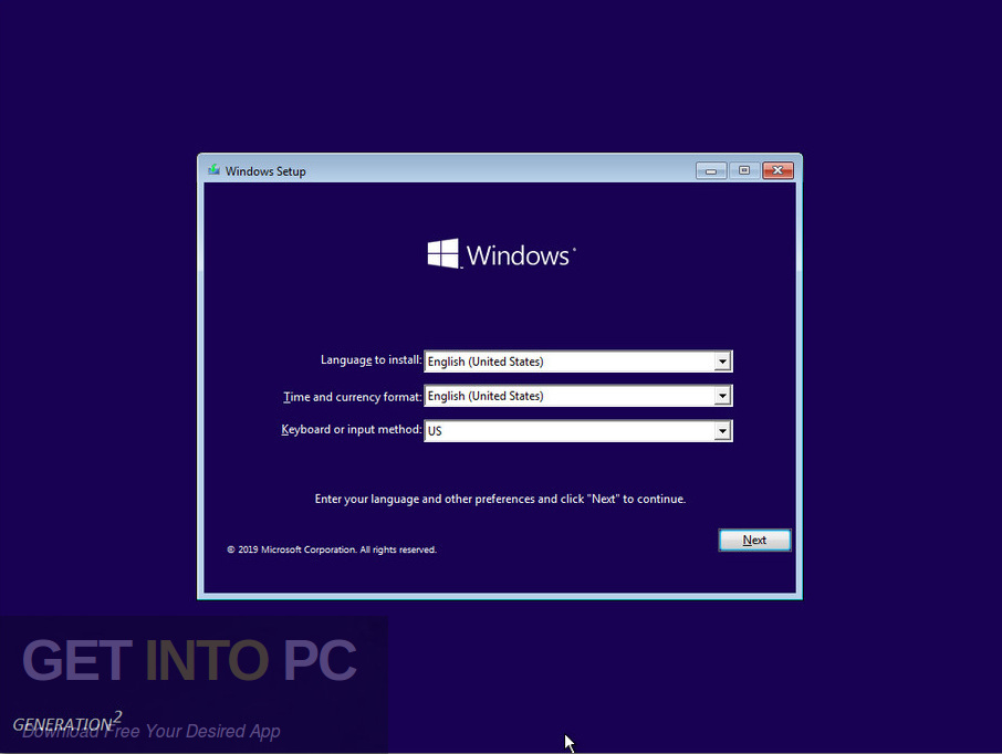 Windows 10 All in One 10in1 Updated Nov 2019 Screenshot 1 GetintoPC.com