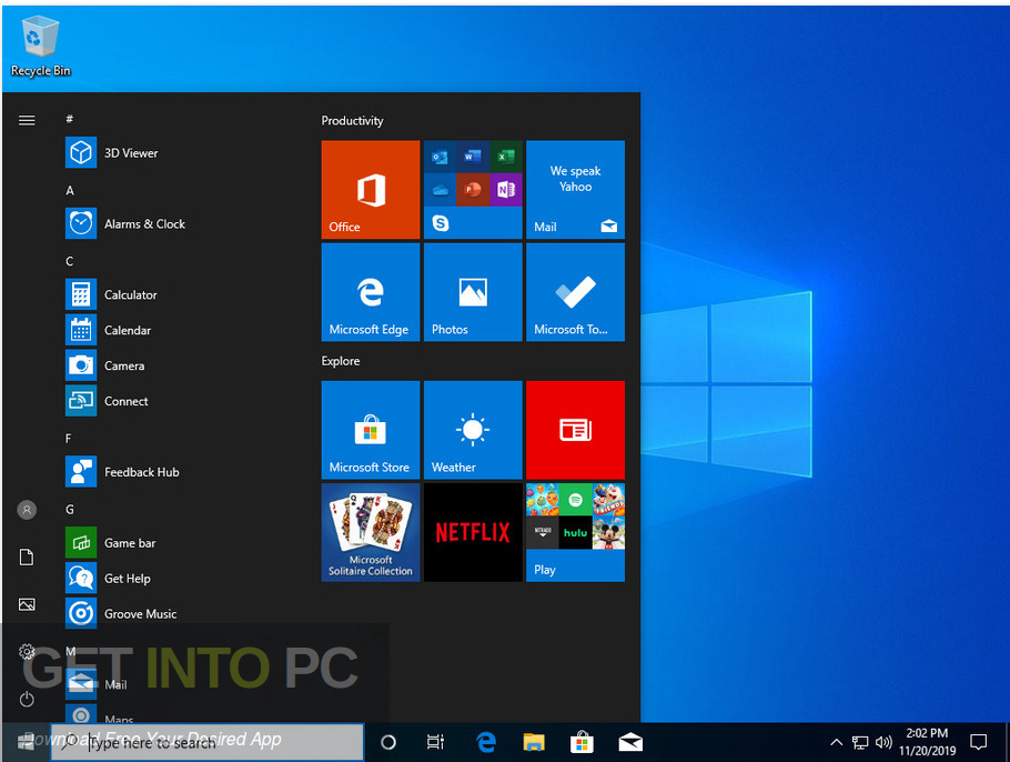 Windows 10 All in One 10in1 Updated Nov 2019 Screenshot 7 GetintoPC.com