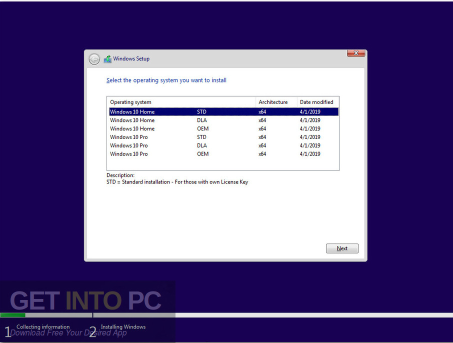 Windows 10 Home Pro 19H1 x64 June 2019 Screenshot 2 GetintoPC.com