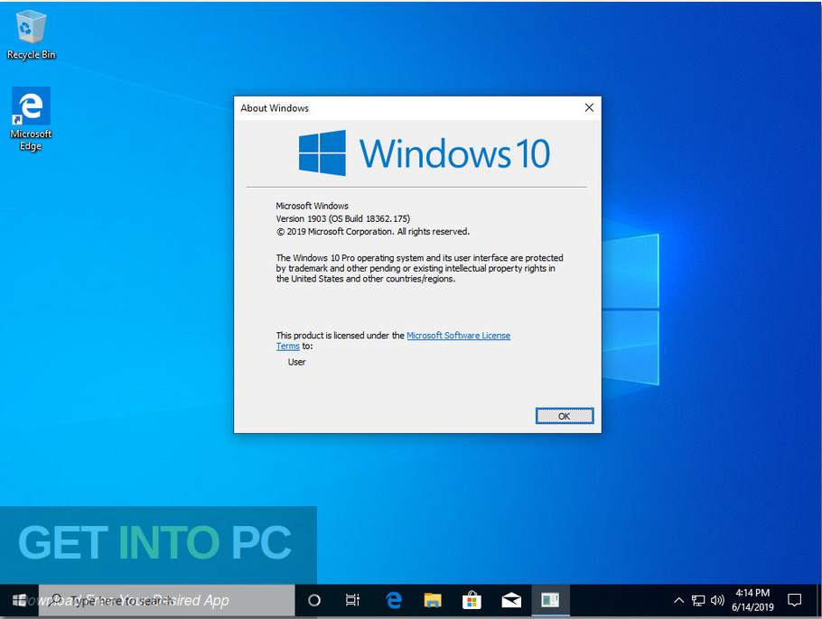 Windows 10 Home Pro 19H1 x64 June 2019 Screenshot 7 GetintoPC.com
