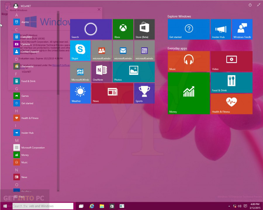 Windows 10 Pro Build 10041 Direct Link Download