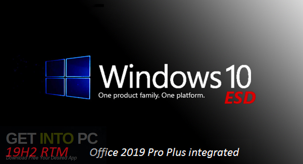 Windows 10 Pro Incl Office 2019 Updated Jan 2020 Free Download GetintoPC.com