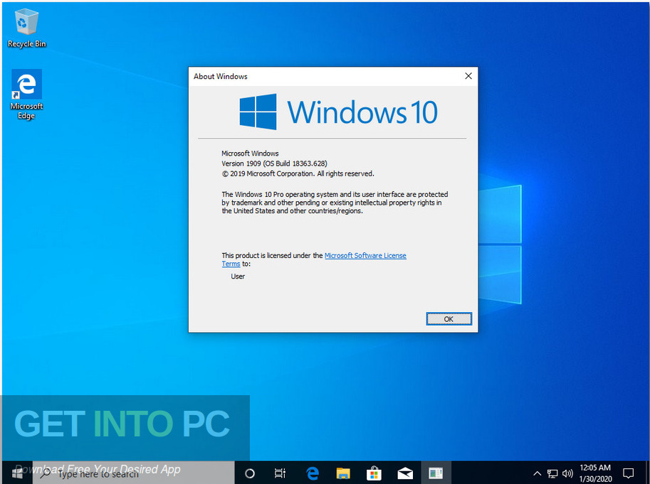 Windows 10 Pro Incl Office 2019 Updated Jan 2020 Screenshot 6 GetintoPC.com