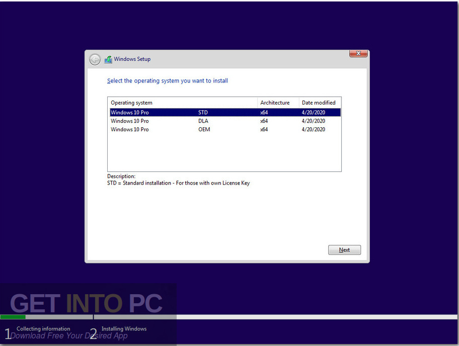 Windows 10 Pro Updated May 2020 Screenshot 2 GetintoPC.com