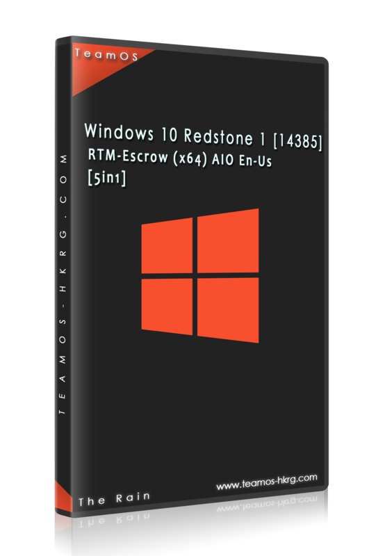 Windows 10 Redstone 1 14385 RTM All in One ISO 64 Bit Free Download