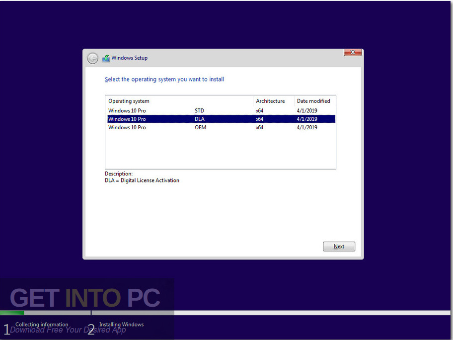Windows 10 x64 Pro Updated July 2019 Screenshot 3 GetintoPC.com