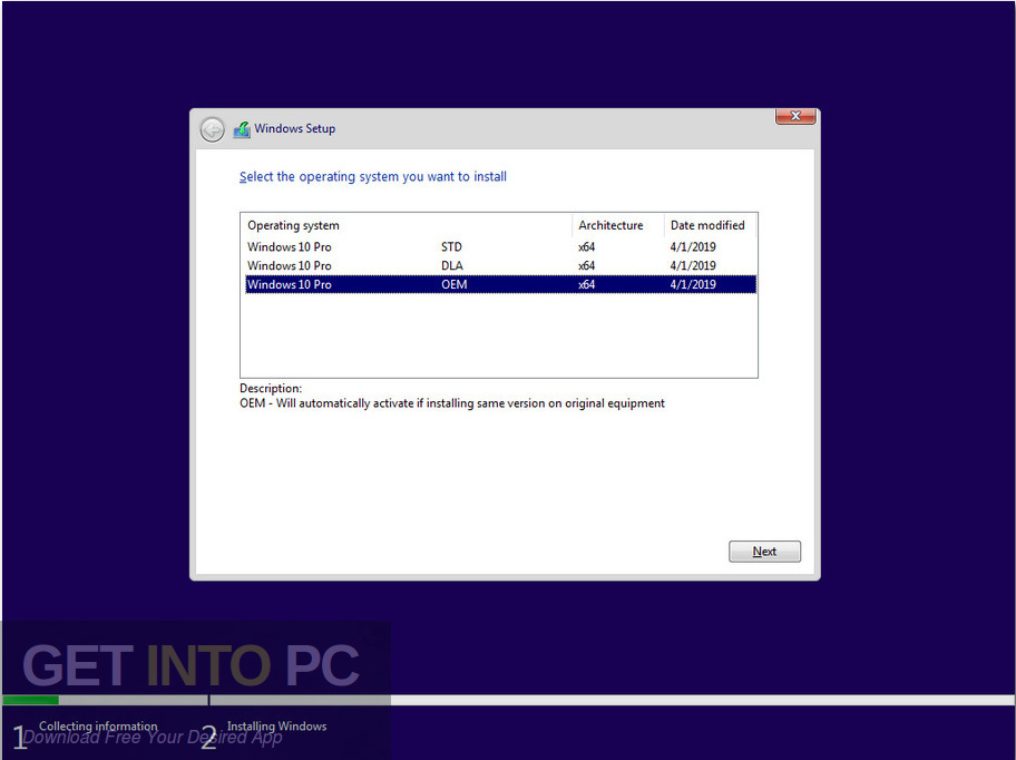 Windows 10 x64 Pro Updated July 2019 Screenshot 4 GetintoPC.com