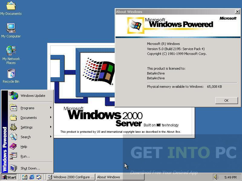 Windows 2000 Server Advanced Server ISO Download For Free