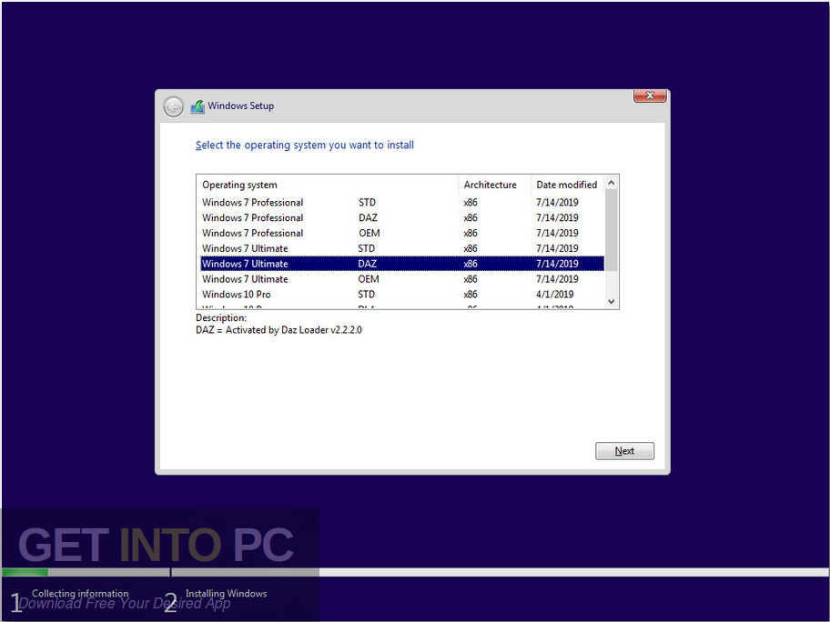 Windows 7 10 All in One ISO Updated July 2019 Screenshot 3 GetintoPC.com