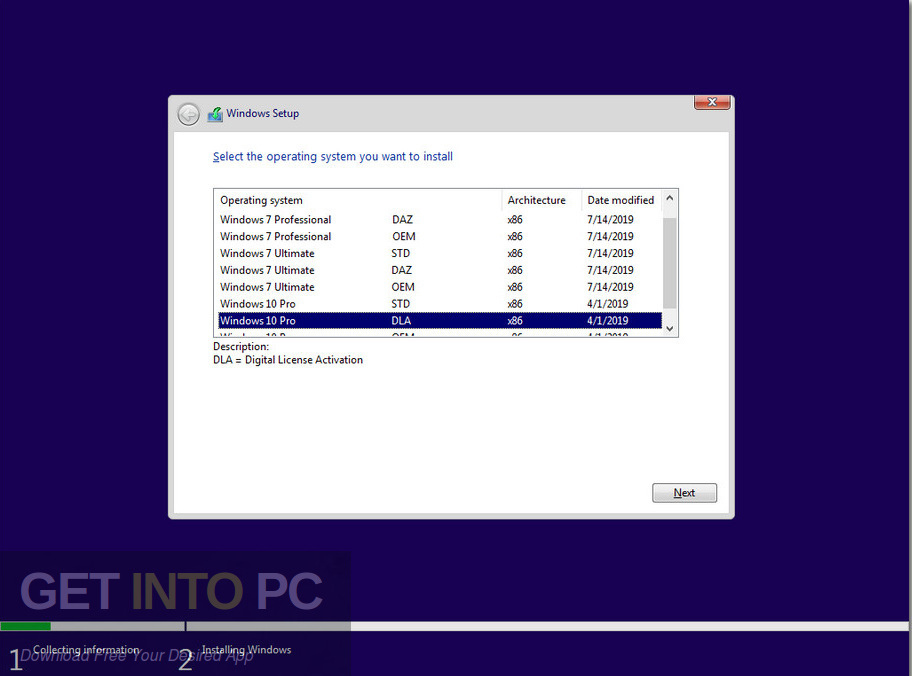 Windows 7 10 All in One ISO Updated July 2019 Screenshot 4 GetintoPC.com