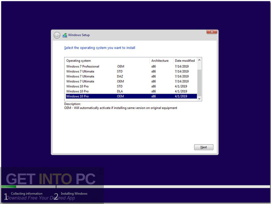Windows 7 10 All in One ISO Updated July 2019 Screenshot 5 GetintoPC.com