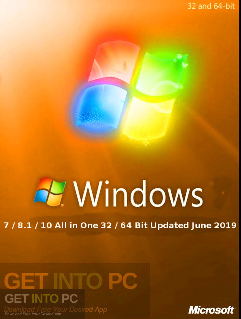 Windows 7 8.1 10 AIl in One 32 64 Bit Updated June 2019 Free Download GetintoPC.com