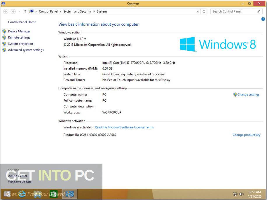 Windows 7 8.1 10 Ultimate Pro Updated Jan 2020 Screenshot 8 GetintoPC.com